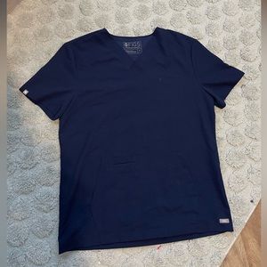 FIGS Technical Collection Scrub Top With Front Pouch Pocket